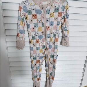 Little Sleepies Multicolor Animal Print Kids Pajamas